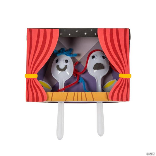 Puppet Show Spoon Craft Kit - Makes 12 | USA Decoration®