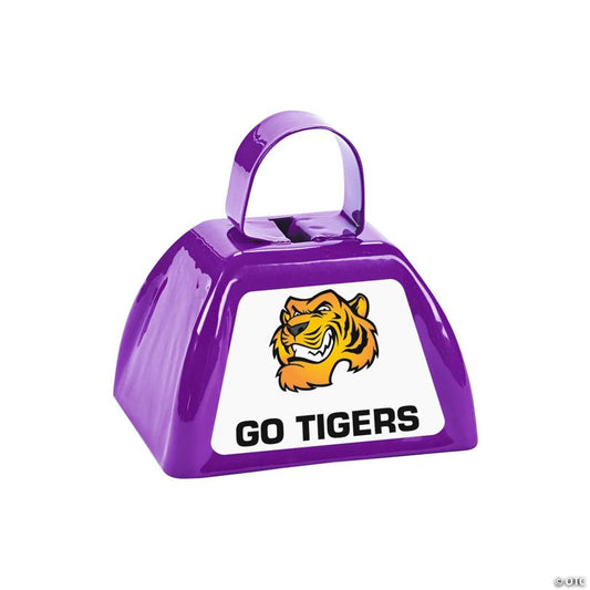 Purple Team Spirit Custom Photo Cowbells - 12 Pc. | USA Decoration®