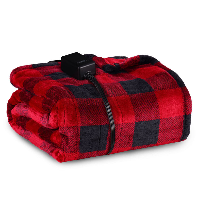 RN-002 Flannel Electric Heated Blanket with 4 Heating Levels