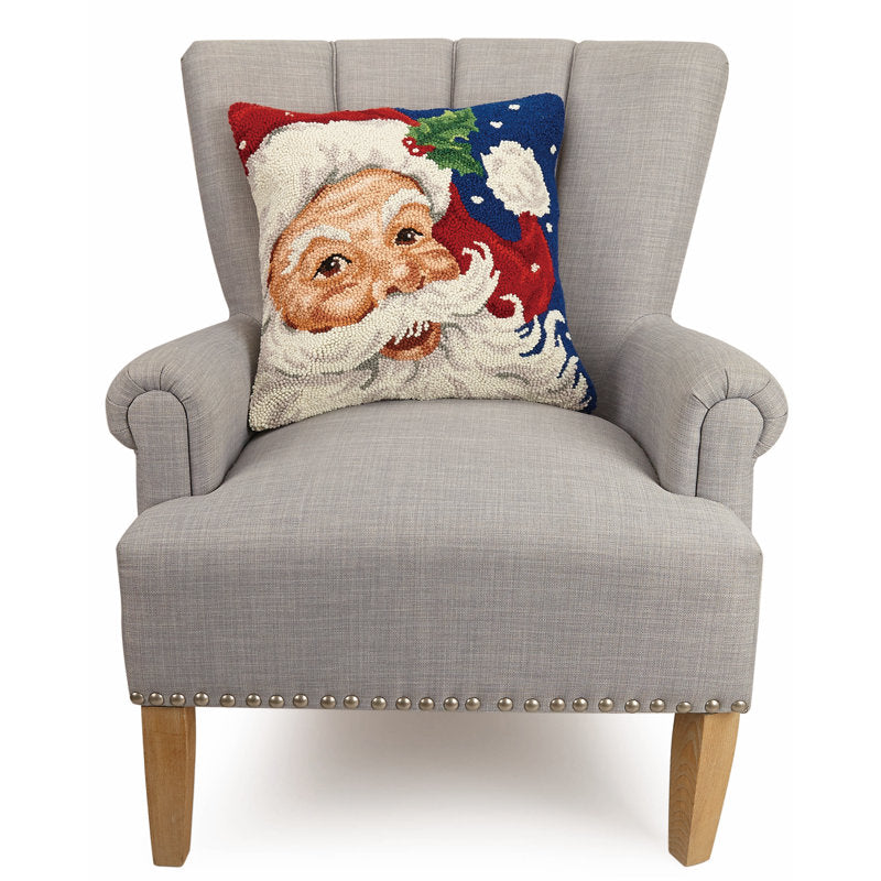 Refugio Vintage Look Wool Reversible Throw Pillow