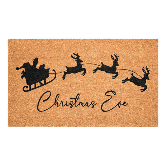 Reindeer Express Doormat, 17" x 29"