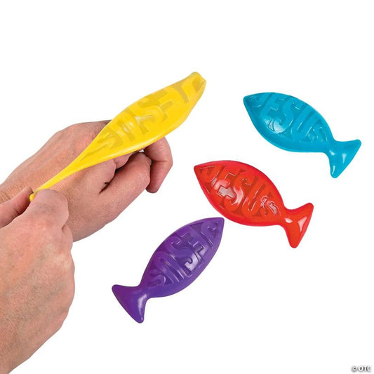 Religious Fish Flingers - 12 Pc.