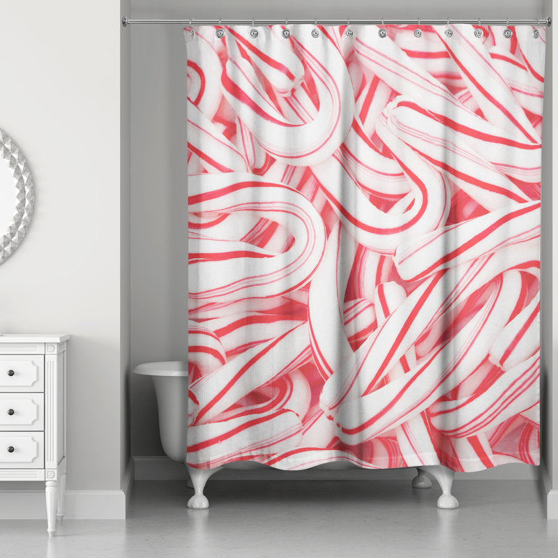 Reta Abstract Shower Curtain