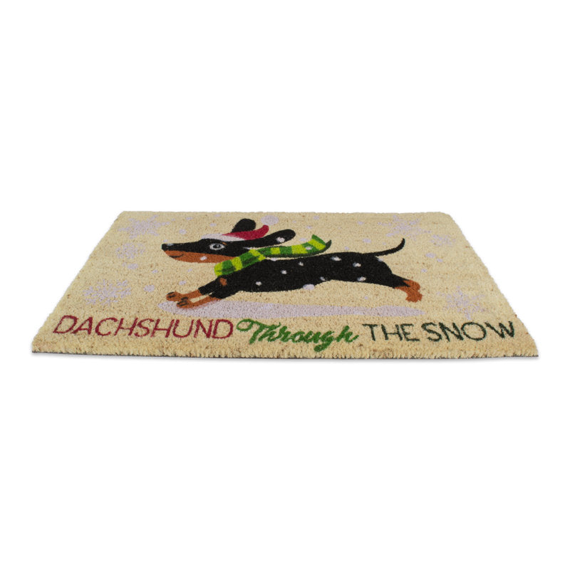 Reyes Non-Slip No Pattern Christmas Doormat