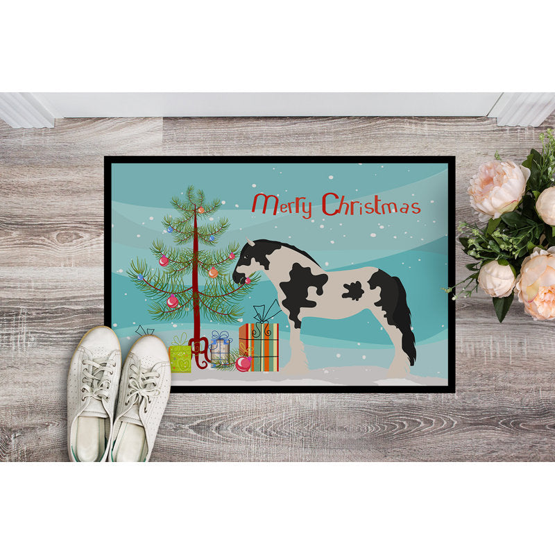 Rivoli Non-Slip No Pattern Christmas Doormat