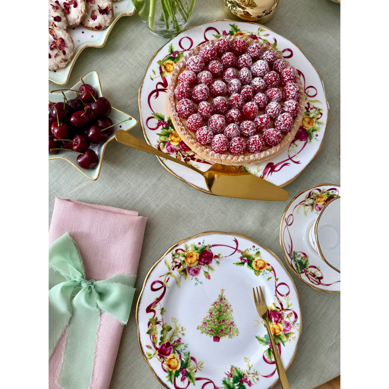 Royal Albert Old Country Roses Christmas Tree 5-Piece Place Setting