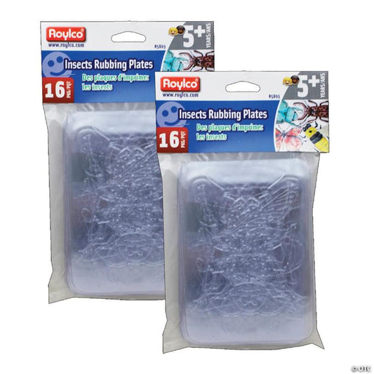 Roylco® Rubbing Plates True Insects, 32 count | USA Decoration®
