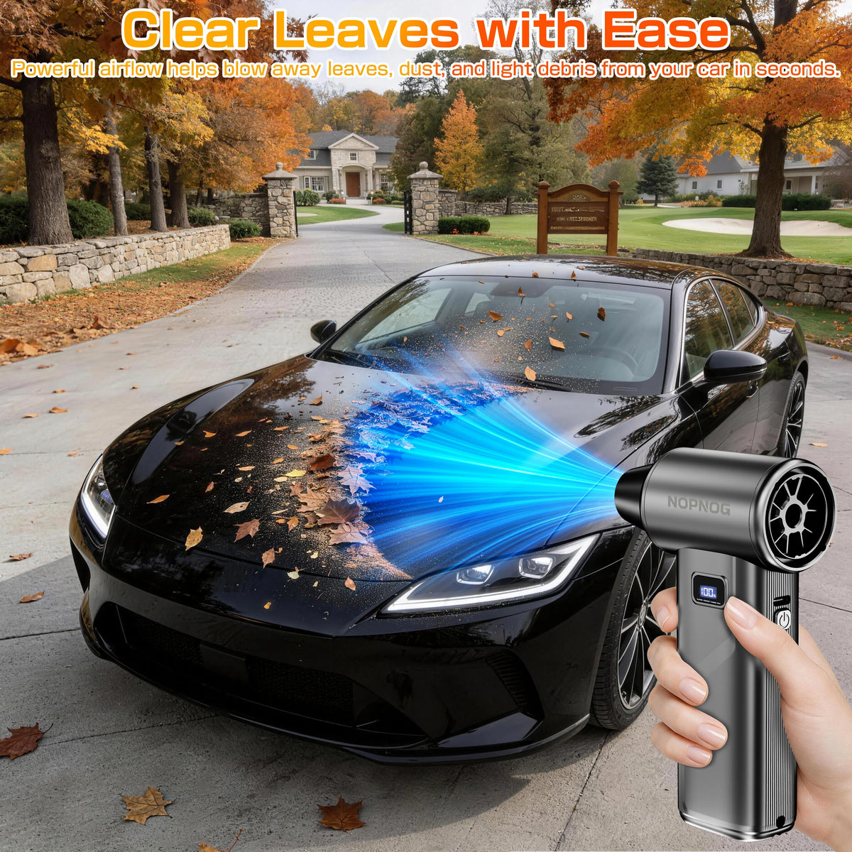 Car Vacuum Cleaner Cleaning Blowing Tools Blow And Suction 2 in 1 Turbo Fan Blower Auto Dust Collector Violent Jet Fan Portable