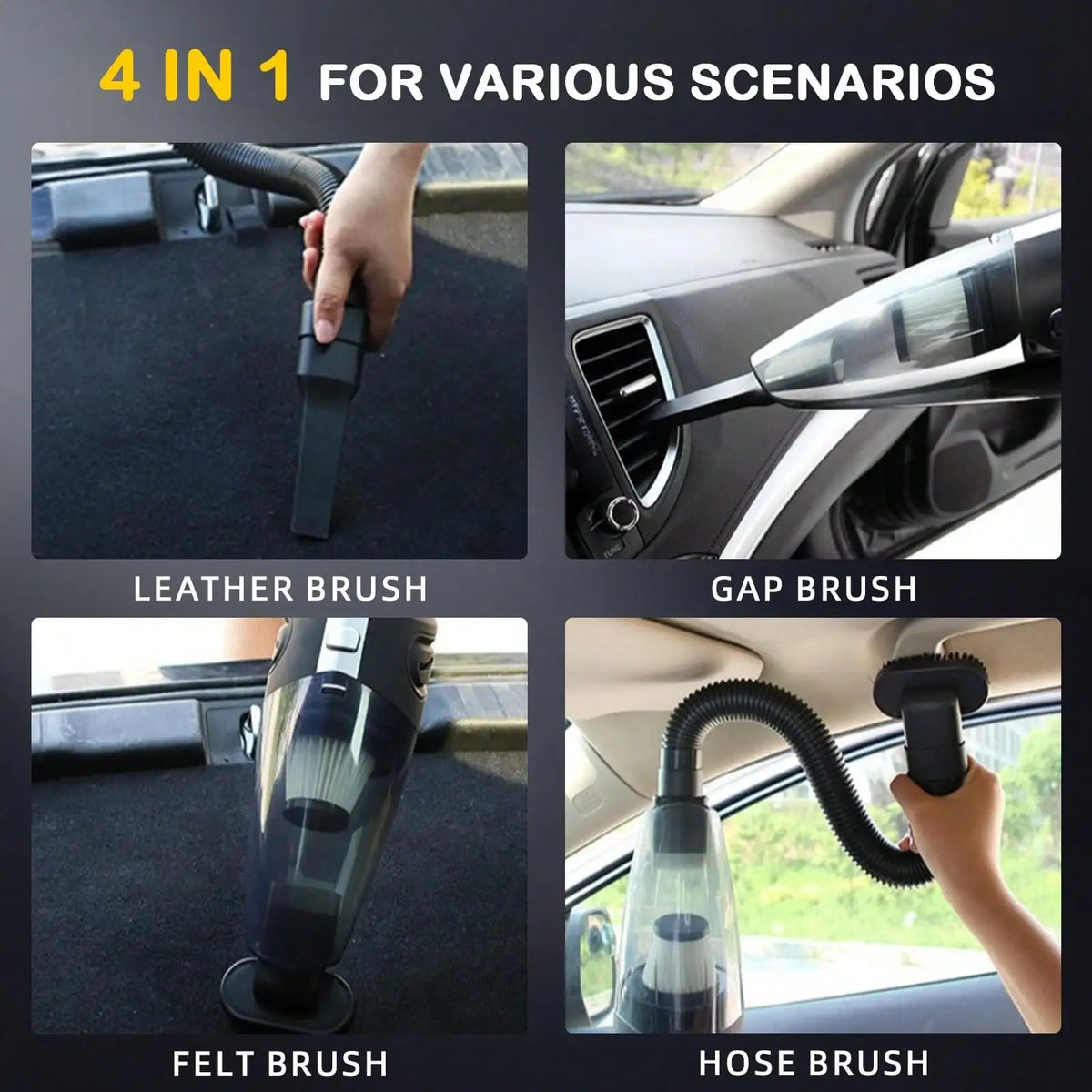 Mini Vacuum Cleaner Cordless Handheld, Rechargeable Portable Car Vacuum With LED Light, Small Lightweight Hand Vacuum For Home, Pet Hair, Dust, Sofa, USB Charging