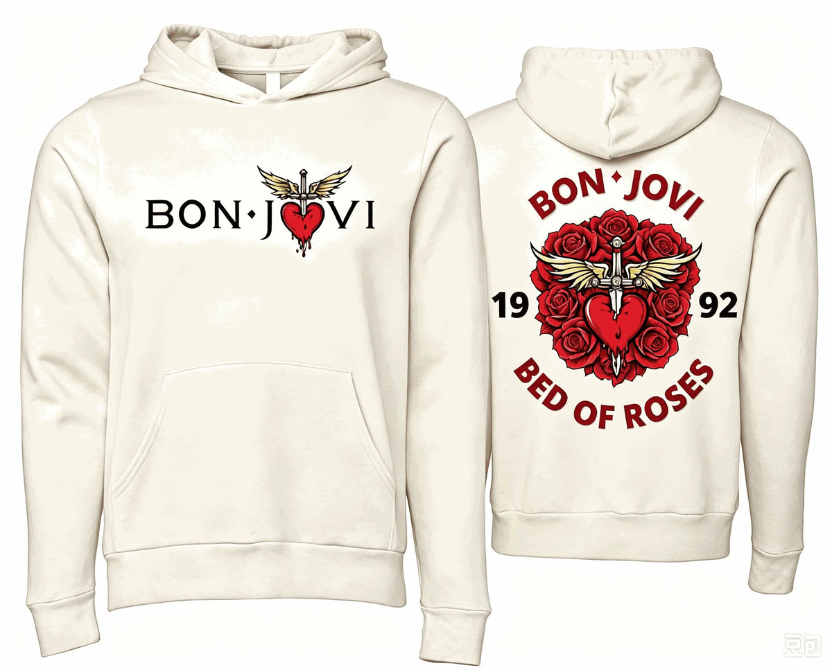 Bon Jovi Hoodie Harajuku Sweatshirt Men Women Fashion Casual Streetwear Hoodies Oversized Unisex Comfortable Classic Breathable