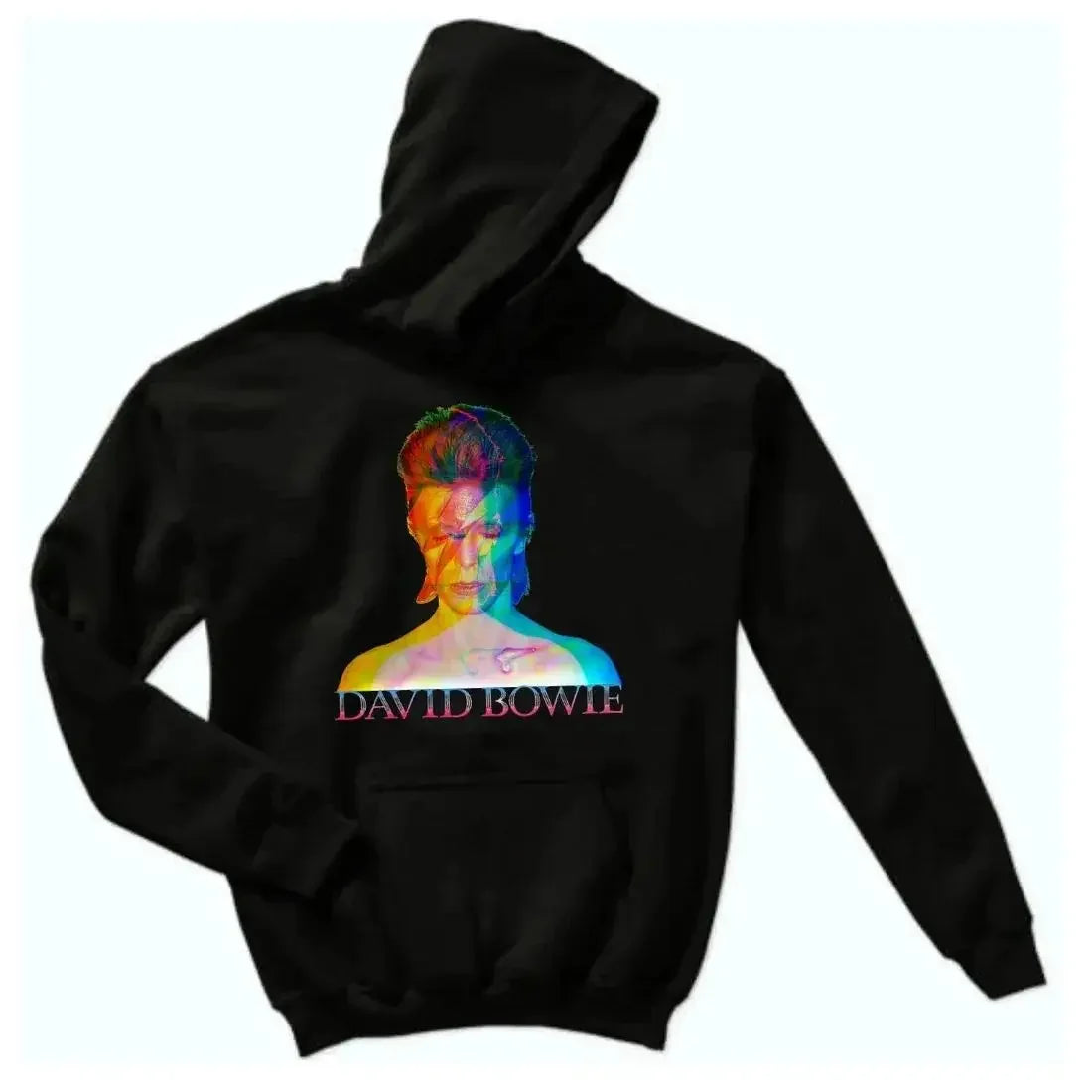 David Bowie Lightning Bolt Graphic Hoodie Who Love Iconic Artist Style & Creative Vibe Hoodies Glam Rock Sweatshirt Unisex