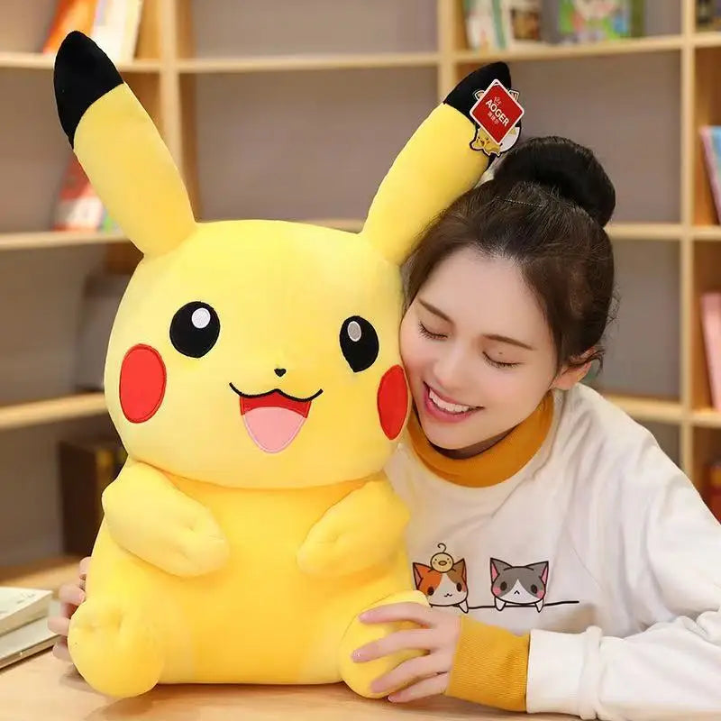 Kawaii Big Size Pokemon Pikachu Stuffed Toys Pikachu Plush Dolls Pikachu Peluche Pillow Xmas Gift For Kids Friends Boys