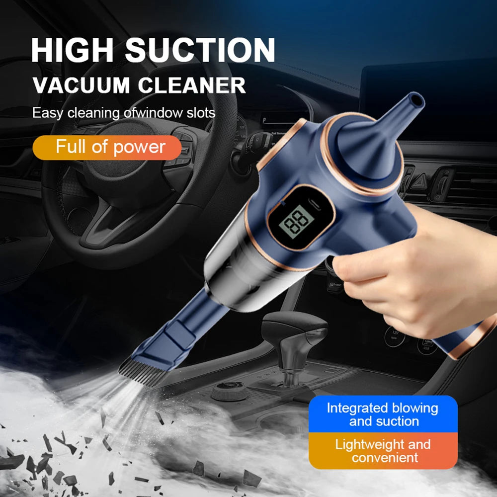 1Set For Porsche Wireless Portable Vacuum Cleaner Car Vacuum Cleaner Handheld Mini for Car Home Keyboard Cleaning Cordless