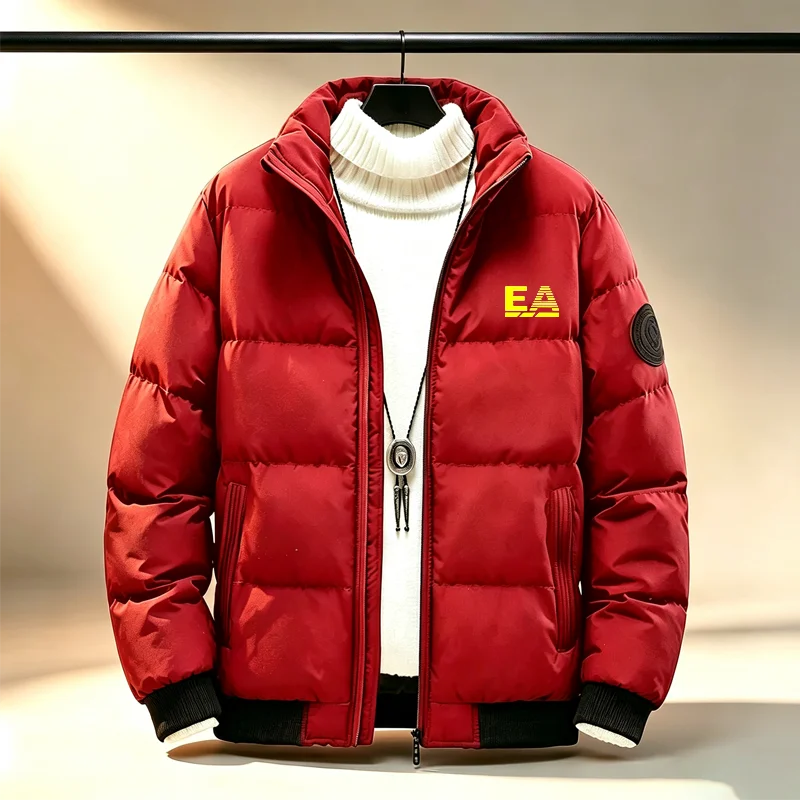 Winter Coats Men 2026 New Thick Warm Parkas Puffer Jackets Bomber Jackets Fashion Waterproof Designer Luxury Men Down Jackets
