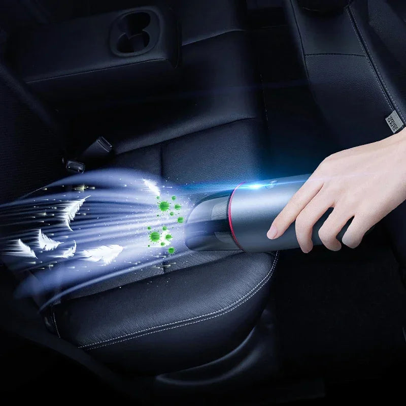 Car Vacuum Cleaner 5000Pa Wireless Vacuum Cleaner For Car Home Cleaning Mini Handheld Car Vacuum Cleaner One-Button Dust Dump