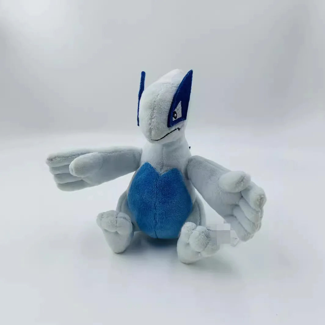 Stuffed Plush 15/35cm Pokemon Cartoon Lugia Plush Toy Anime Lugia Soft Stuffed Plushies Pillow Doll Room Decoration Boys Girls Holiday Gift
