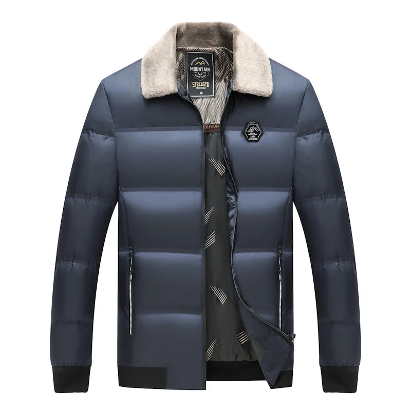 Men's Winter Thick Warm Middle-aged and Elderly Cotton Jacket New Cotton Jacket High-end Men's Winter Jacket