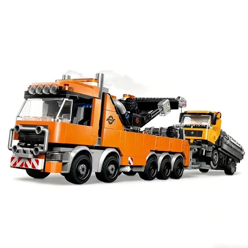 793-piece Creative MOC Heavy Duty Crane Truck Building Blocks, Exquisite Display Model, Large Assembly Toy for Adult Birthday