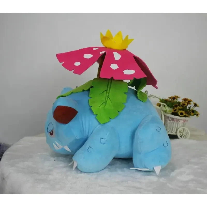 Stuffed Plush Pokemon Venusaur Plush Doll Toys Kawaii Cartoon Venusaur Figure Pendant Soft Plush Stuffed Toys Doll for Kids Birthday Gift Toys