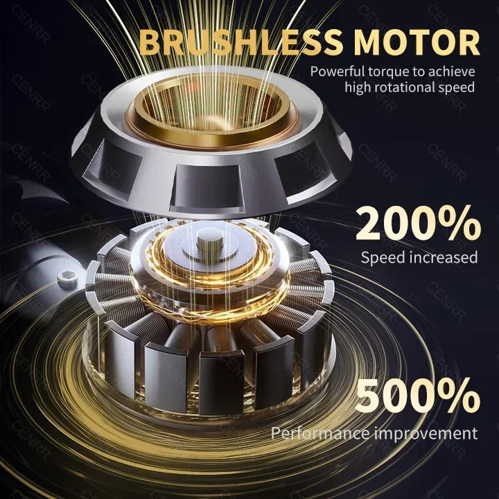 CENRR Car Vacuum Cleaner Strong Suction Cordless Powerful Wireless Car Cleaner HandHeld Portable Vacuum Cleaner Home Appliance