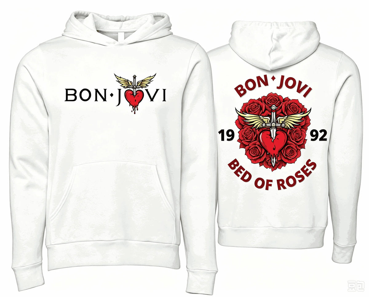 Bon Jovi Hoodie Harajuku Sweatshirt Men Women Fashion Casual Streetwear Hoodies Oversized Unisex Comfortable Classic Breathable