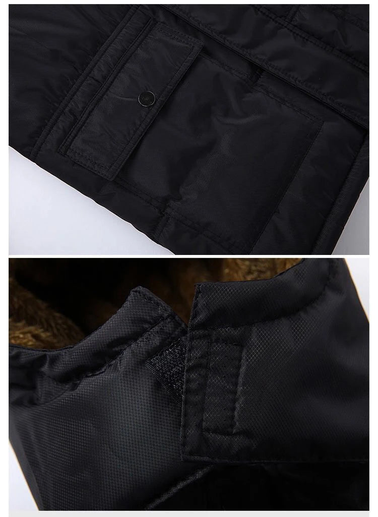 Men's Fashion Windbreaker Parka Overcoat Streetwear Autumn Winter Coat Windproof Casual Warm Hombre New Male Jacket Outdoors