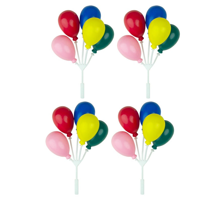 Large Party Balloon Bunch Cluster 5.25" Long *Available in 4, 12 and 36 counts*