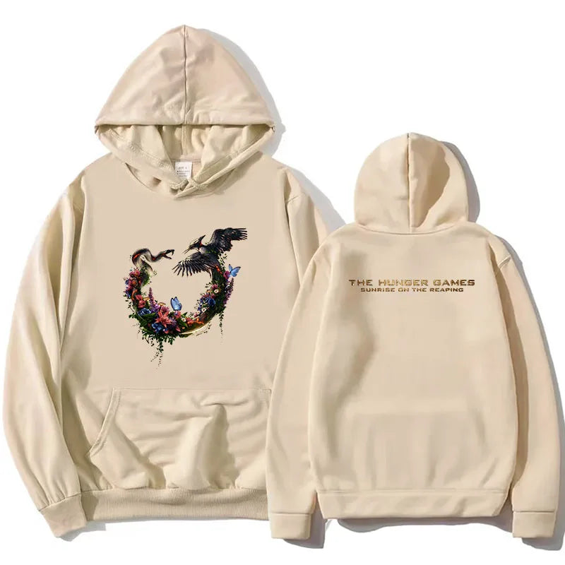 Unisex Streetwear The HungerGames Sunrise on The Reaping Hoodies Winter Warm Women Men Sweatshirt with Hooded Graphic Pullovers