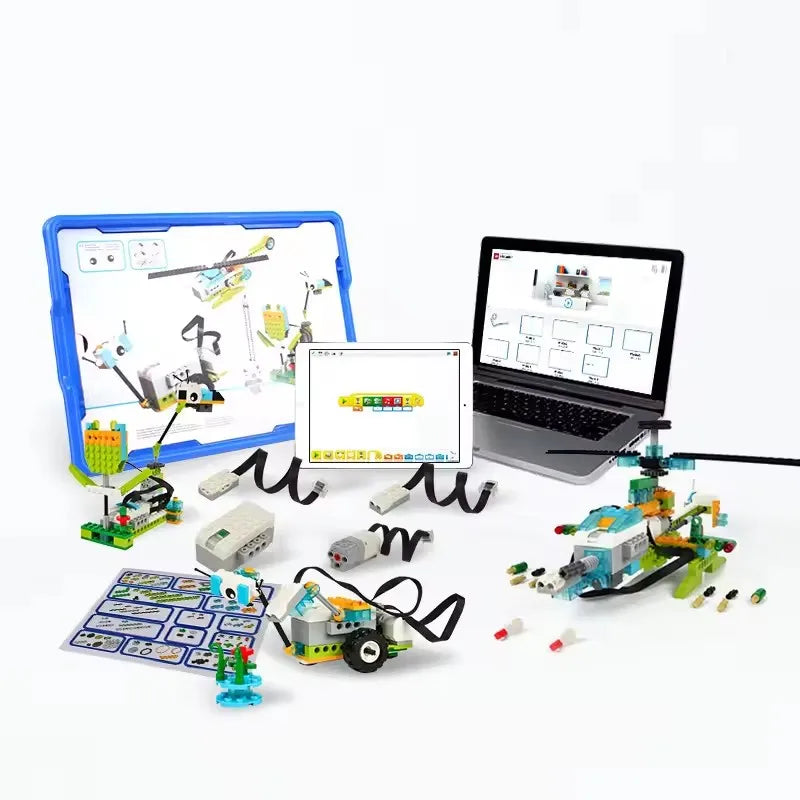Compatible with WeDo 2.0 Core Kit STEAM Educational Robot Building Blocks Set Scratch 3.0 Programmable Technical Bricks