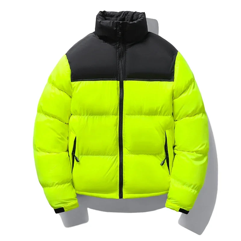 Winter Men Casual Windproof Padded Duck Down Parkas Coat Man Thick Stand Collar Parka Jacket Male Overcoat Outwear Plus Size 4XL