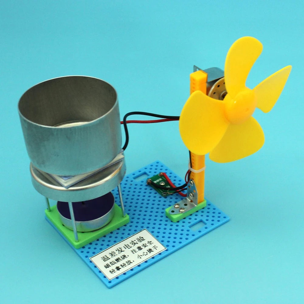 Thermoelectric Power Generation Model Kids Science Toy Technology Physics Puzzle Kit Educational Toys for Children Learning Toy