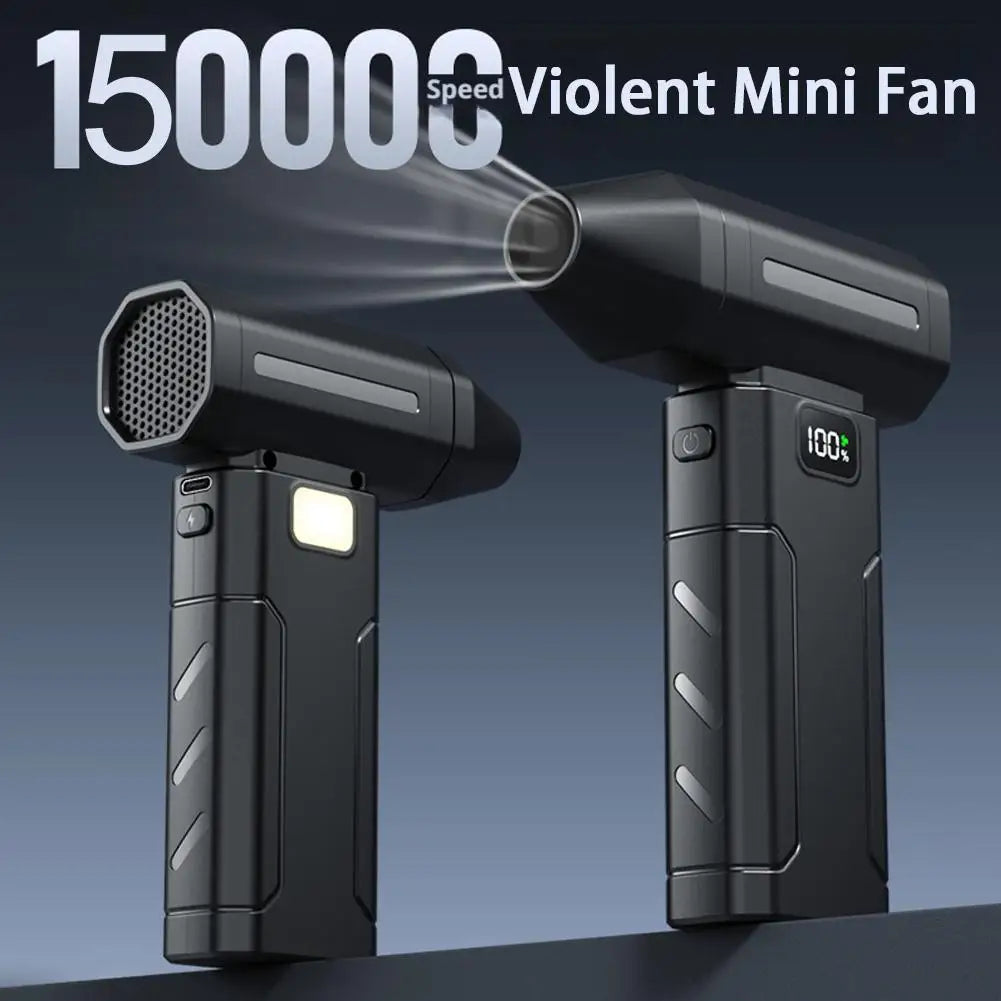 Electric Vacuum Cleaner Super Strong Wind Violent Mini Fan Dust Debris Removal Handheld for Car Portable Blow Computer Car Clean