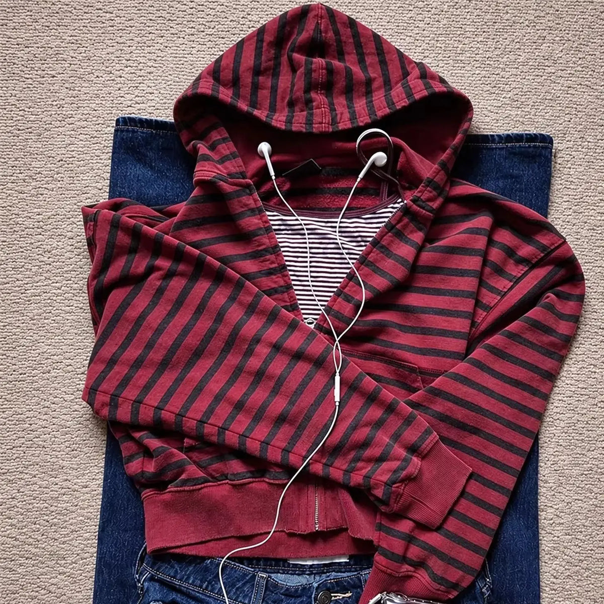 Fashion Letter Zip Up Hoodies Women Autumn Long Sleeve Tops Loose Hood Shirt Harajuku Y2K Clothes Female Sweatshirt Jacket