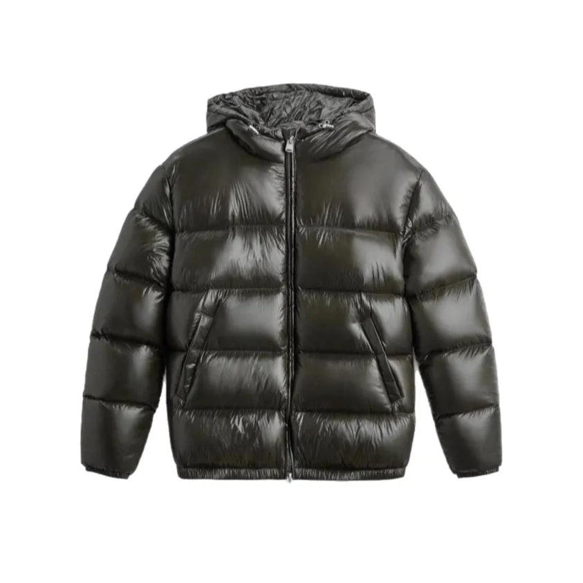 Women Parka Hooded Long Sleeve Parkas Spliced Outerwear Jackets Cardigan Coat Zipper Pockets High Street Winter UnisexClothes