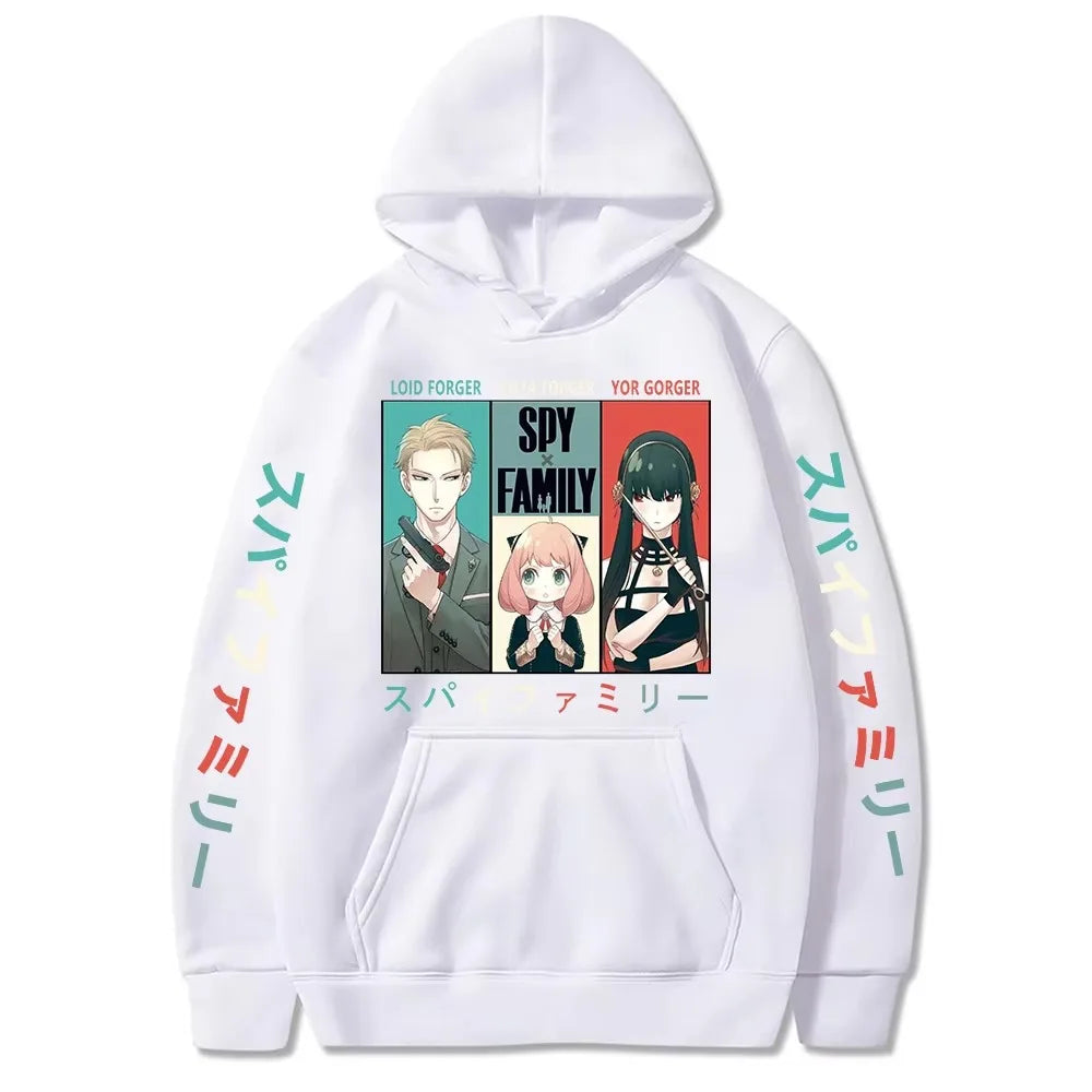 Spy X Family Hoodie Fashion Hooded Sweatshirts Women Clothes Girls Casual Hoody Anya Forger Pullovers Anime Cartoon Print Tops