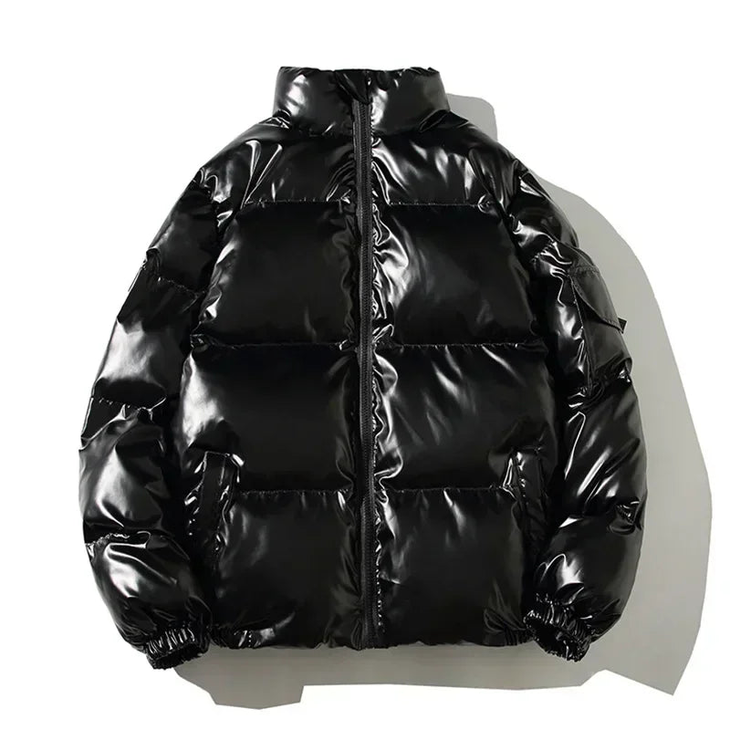 Coat Parka Winter Parka Men Thick Hooded 2025 Thicken Warm Harajuku Coat Male Casual Solid Color Fashion Jackets Women Windproof Outwear