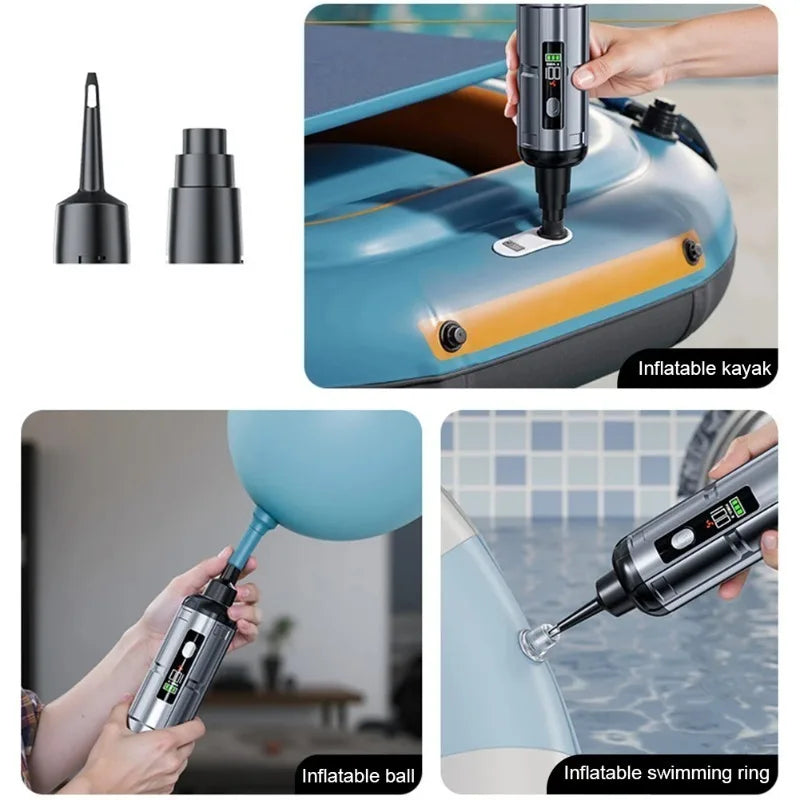 17000PA Portable Car Vacuum Cleaner Handheld Brushless Motor Cordless Compressed Air Duster for Home Office Pet Dusting