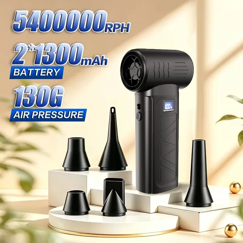 Car Cleaning Dust Blower, Fast Charging, Suitable for Computer Keyboard Cleaning, Lightweight Design for Car and Home Use
