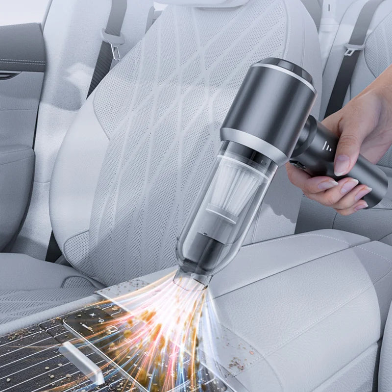 High Power Wireless Handheld Car Vacuum Cleaner, Brushless Motor Portable Cleaning Machine, Powerful Air Duster for Home & Car