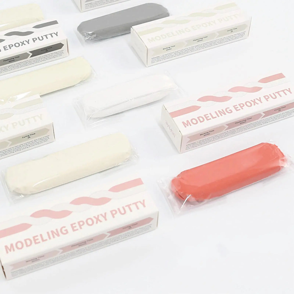 Moldable AB Epoxy Putty Resin Sculpture Modeling Clay for Creative Art Clay Silver Ceramic Accessories
