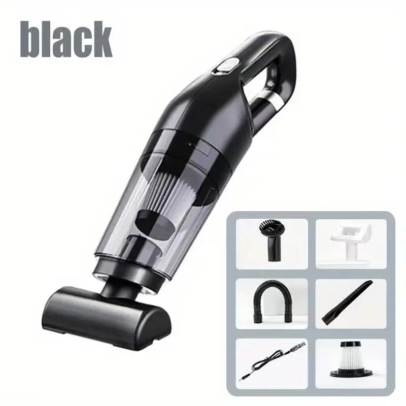 High Suction Handheld Car Vacuum Cleaner Portable Dual Use Household Water Absorption Cleaning Tool for Auto Interior