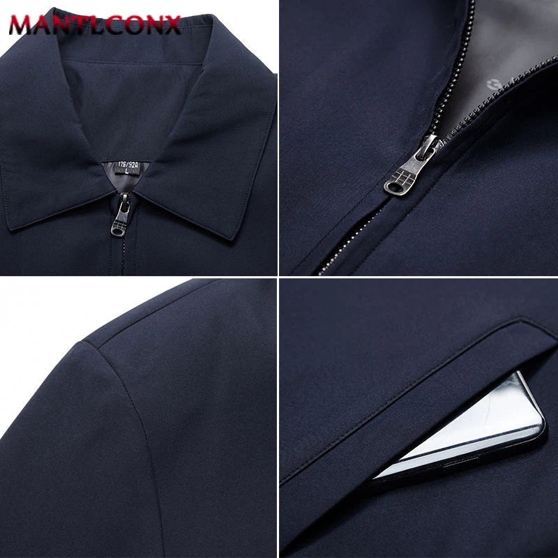 Winter Fleece Lining Jacket Men Thick Warm Winter Jackets for Men Autumn Blazer Office Dress Coat Social Formal Outerwear L-3XL