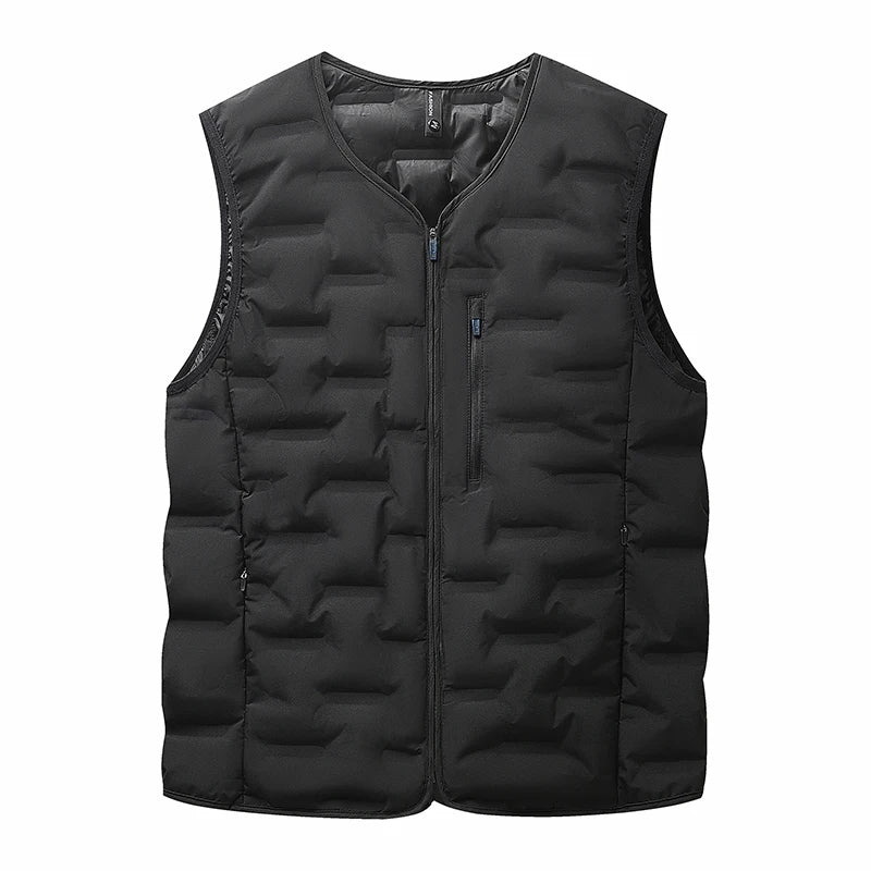 High-Quality Fashionable Men's Vest Autumn Winter New National Standard 90 down Lightweight Simple Casual Trendy