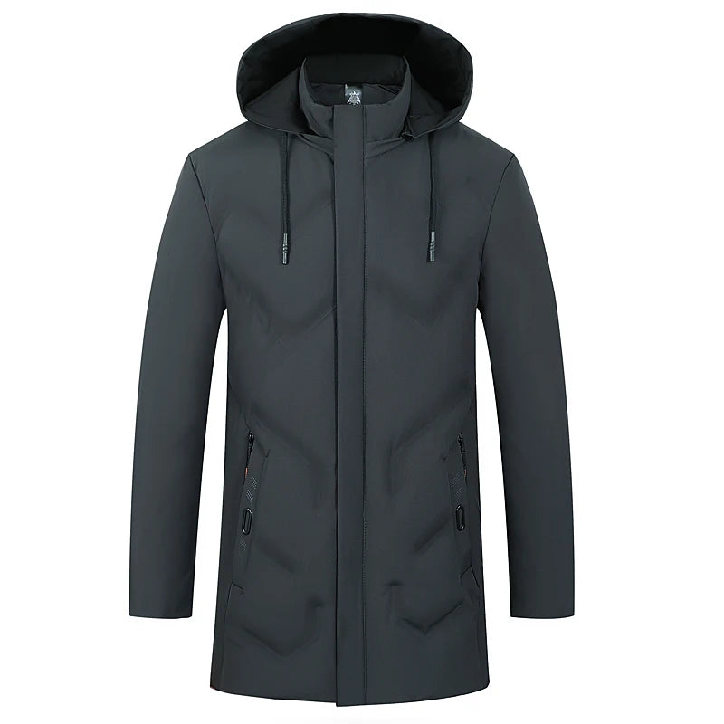 Coats Parka Men Top Grade Designer New Brand Men Parka Jacket Thick Casual Fashion Windbreaker Hooded Bubble Coats Long Mens Clothes 2026