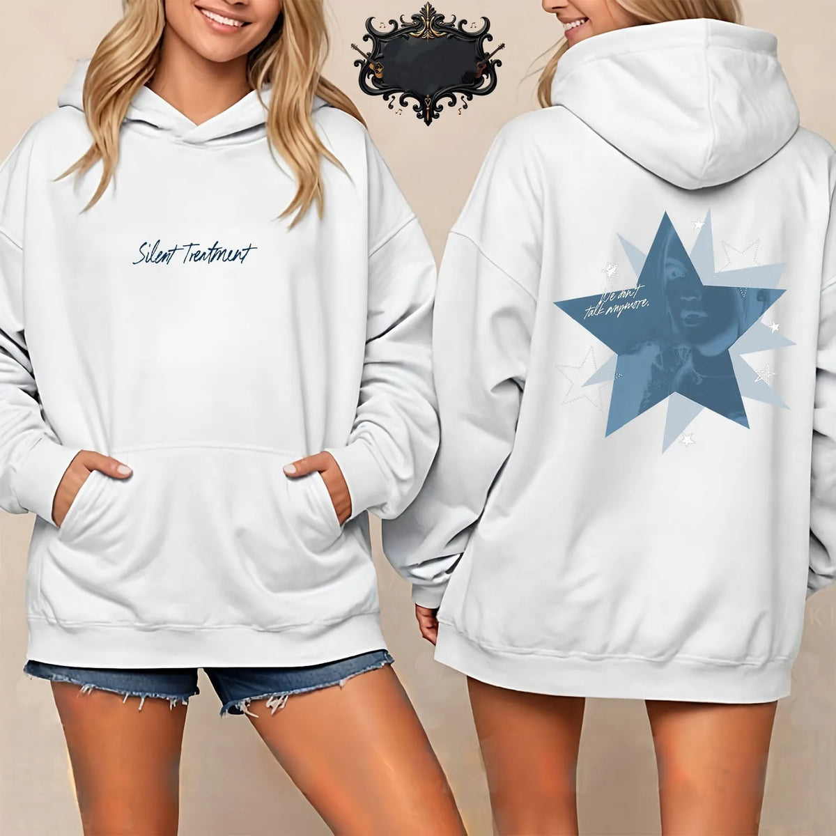 Freya Skye Silent Treatment 2025 Youth Pullover Y2K Casual Loose Hoodies Sweatshirts Sports Oversize Tops Unisex Fans Gift