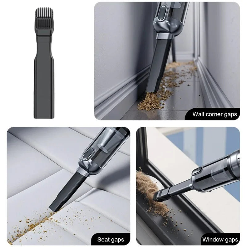 17000PA Portable Car Vacuum Cleaner Handheld Brushless Motor Cordless Compressed Air Duster for Home Office Pet Dusting