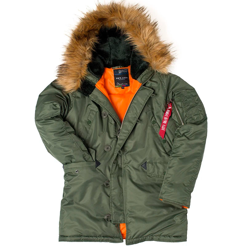 2025 Military Plus Size Fur Hood Long Waterproof Windproof Alaska куртка мужская Winter Parka Thick Men Jacket Coat