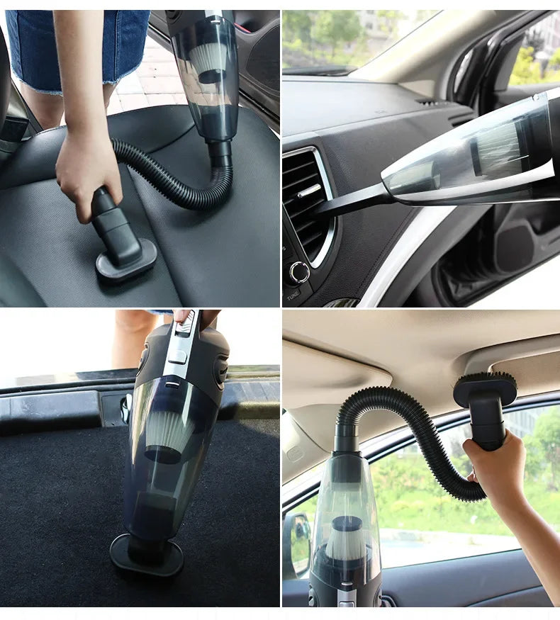 Wireless Vacuum Cleaner USB Charging Portable Cleaning Pet Hair Mini Wet and Dry Handheld Car Vacuum Cleaner Household