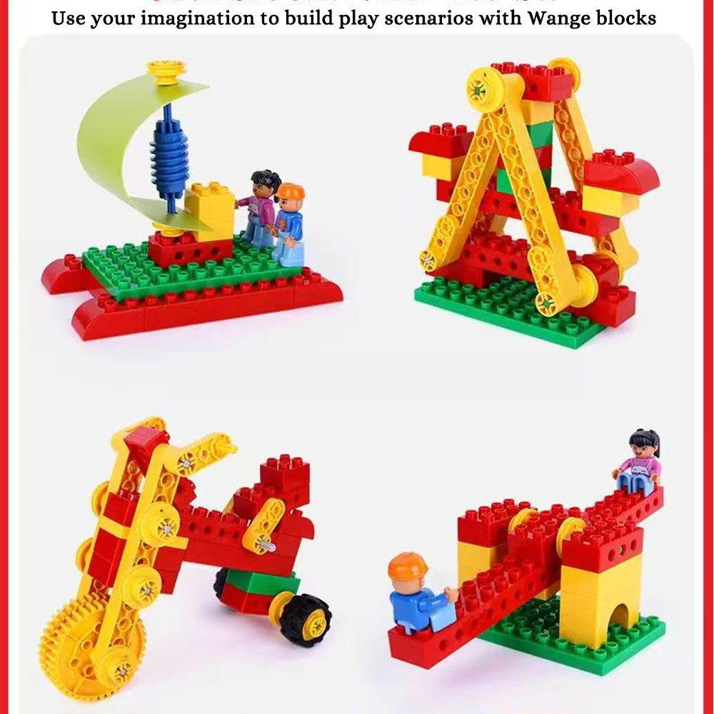9656 STEAM Gear Building Block Toy Gift for Teens Character Figure Compatible Set Engaging Educational Toy for Science Lovers