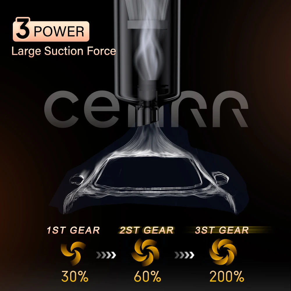 CENRR Mini Car Vacuum Cleaner Powerful Portable Cleaning Machine for Car Strong Suction Wireless Handheld Vacuum Cleaner for Car